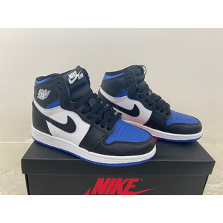 Nike Air Jordan 1。555088-041 小閃電 藍黑色 女鞋USA 4Y
