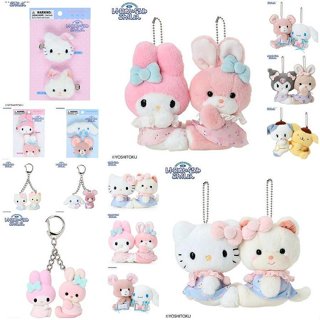 ♥小玫瑰日本精品♥Hello Kitty美樂蒂 酷洛米 大耳狗 布丁狗 吉德系列 髮夾 髪飾 吊偶 娃娃 鑰匙圈 掛飾3