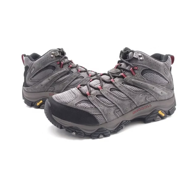 MERRELL 男 MOAB 3 MID GORE-TEX 防水 登山鞋 中筒鞋 男鞋 2E 寬楦 灰 035785W