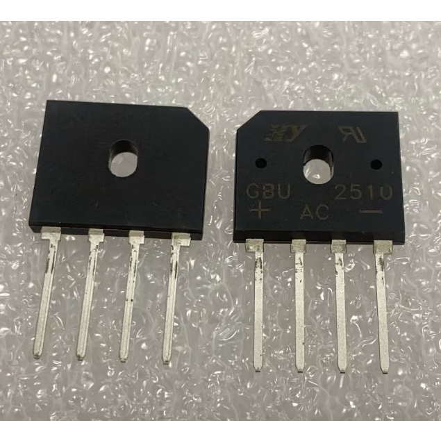 台灣現貨 HY   25A 1000V 橋式整流二極體玻璃鈍化單相二極體 橋式整流器 GBU2510
