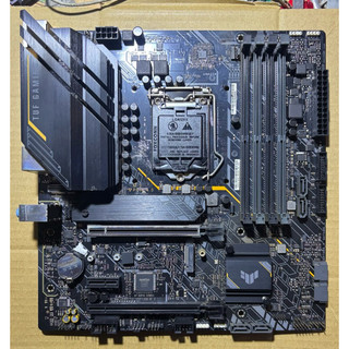華碩主機板TUF GAMING B560M-E支援Intel® Core 10、11代1200腳位CPU 二手良品