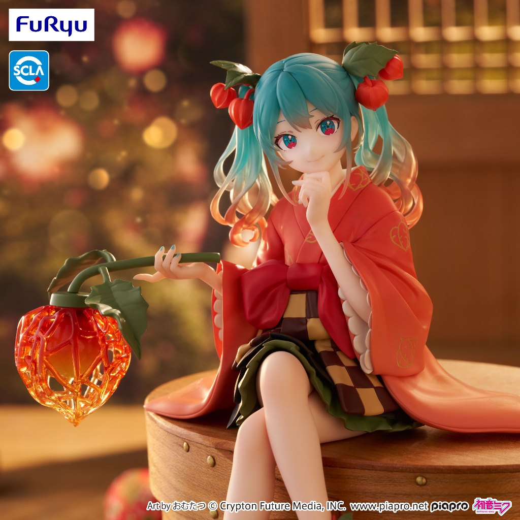 【RE】現貨 FuRyu 景品 MIKU 初音未來 泡麵蓋 花精靈冬季櫻桃ver.