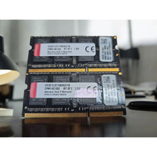 含稅 金士頓 DDR3 2133 16GB 8GBX2 筆電 終身保固 HX321LS11IB2K2/16 04R103