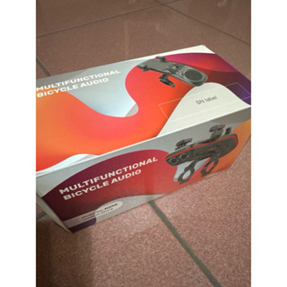 自行車行動電源手機架（中置喇叭）（前有Led照明燈）