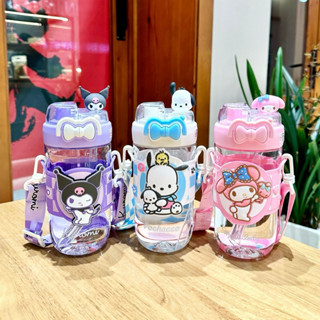 🌷附發票 臺灣現貨🌷三麗鷗水壺 庫洛米 2025新款 tritan水壺 雙飲杯 兒童夏季塑料杯 美樂蒂 吸管杯 水壺