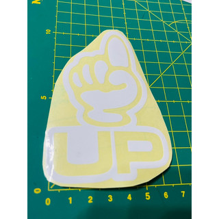 🌟 金手指 貼紙 手指 車貼 白色 JDM 迪奧 dio dj1 up