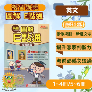 🔥最新版🔥《康軒出版》國中_英文圖解E點通_複習講義(1~4冊/5~6冊) 114升高中綜合版