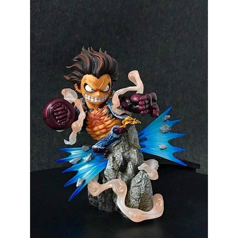 海賊王GK老物 TOP-studios工作室SD 四檔彈跳人 魯夫全新未拆（非港版）
