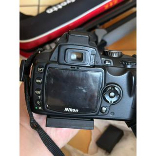 免運 NiKON 尼康D60 單眼相機 附相機包 揹帶 Manfrotto腳架 記憶卡 充電器 電池 1855vr