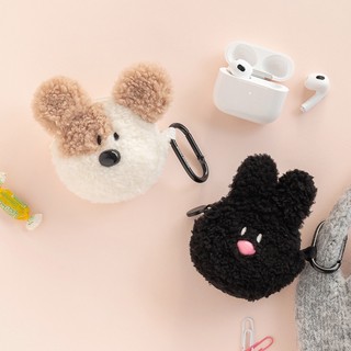 【Romane】早午餐兄弟毛絨 AirPods 耳機包 │ Brunch Brother