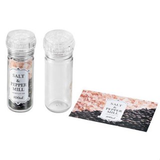💕哈日媽咪的愛敗日記💕日本 ECHO 鹽&胡椒 玻璃研磨罐