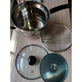 全新鍋寶不銹鋼多用途鍋21CM(SS-3435QQ)