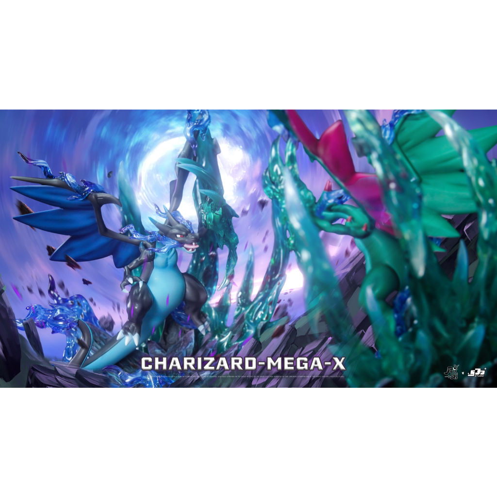 🚀SCC玩具屋《GK模型預購》月之石×水艦隊 超級噴火龍X｜寶可夢