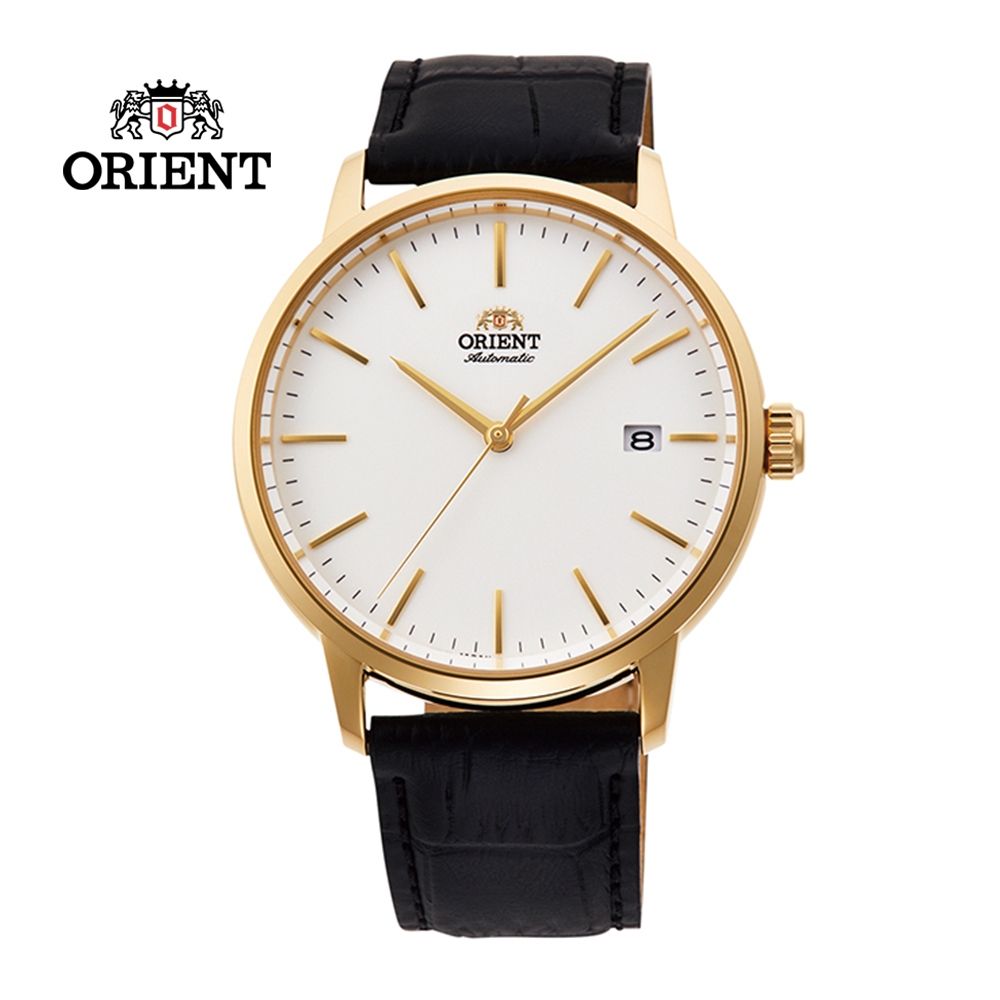 ORIENT 東方錶 DATEⅡ系列 機械錶 皮帶款 白色 RA-AC0E03S