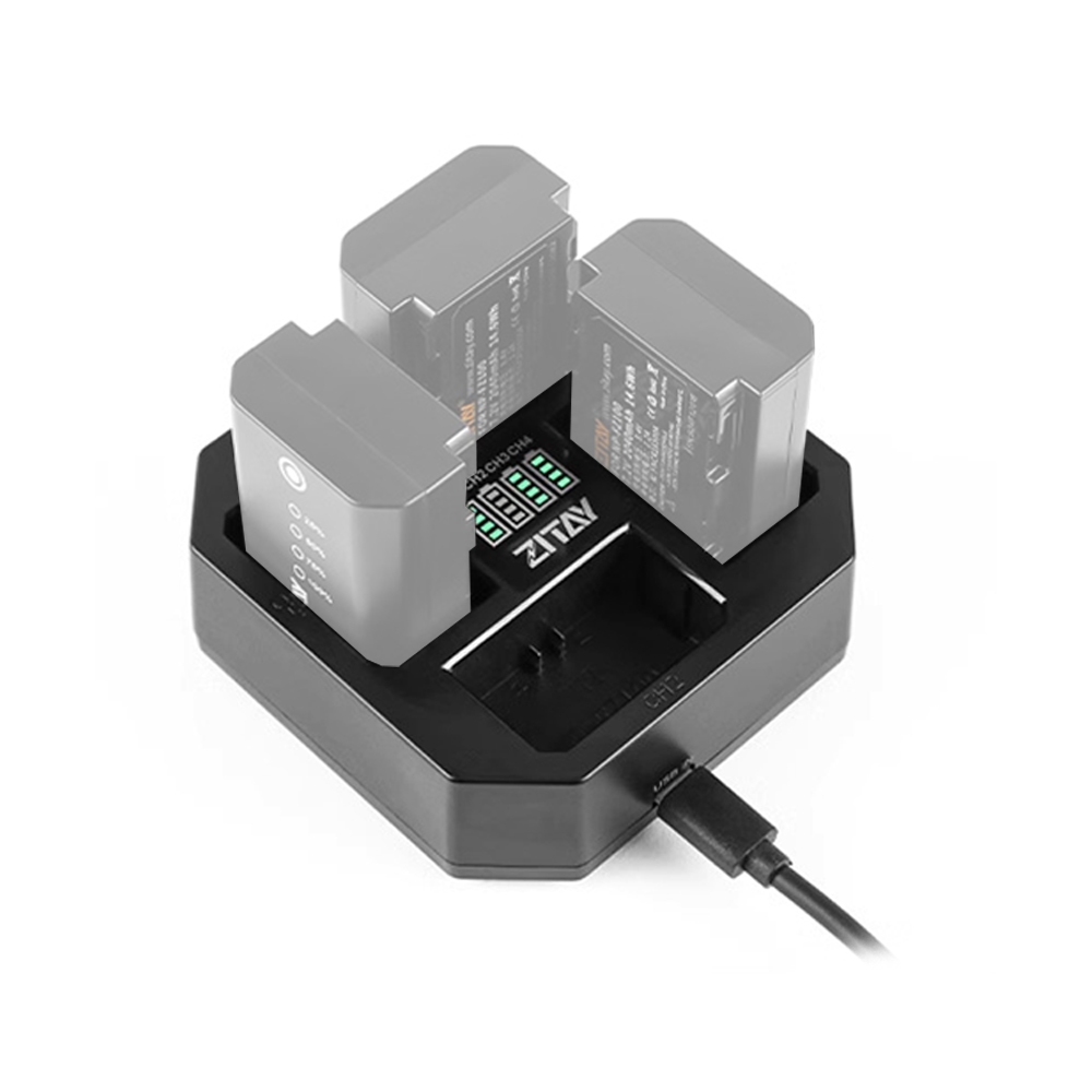 ZITAY 希鐵 BC18 NP-FZ100 智能快速充電器 四充座 快速充電 智能快充 可視電量 ZF41 相機專家