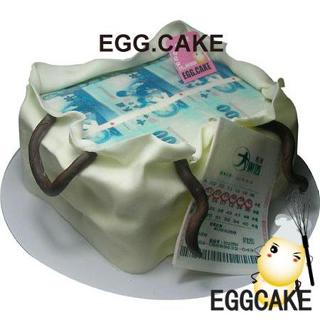 【艾格創意蛋糕】 ★宅配 ★ 獎很大 錢袋蛋糕 發財蛋糕 奶油蛋糕 生日蛋糕 造型蛋糕