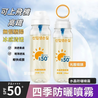 光圈防曬噴霧 可上飛機高鐵 涼感肌膚不油膩 水感防曬噴霧 便攜身體防曬 SPF50++++ 兒童防曬 戶外防曬