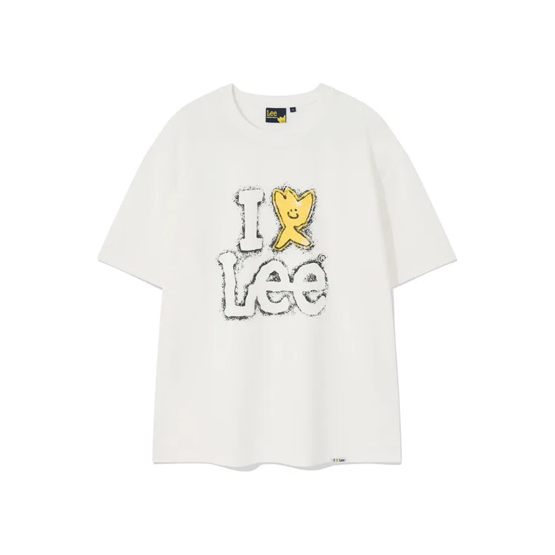 ［Wacky Willy x Lee］聯名塗鴉鏤空字體短袖上衣
