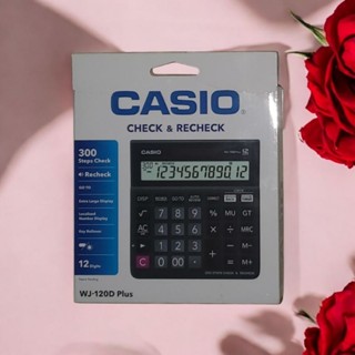 全新/CASIO卡西歐 WJ-120D Plus 12位元商用計算機 機身螢幕上仰30度方便觀看