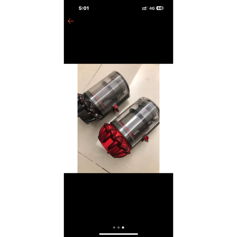 「電池特攻隊」戴森無線吸塵器SV12(V10)集塵桶氣旋組（二手品、二手品），吸塵器各種零件電池更換維修服務