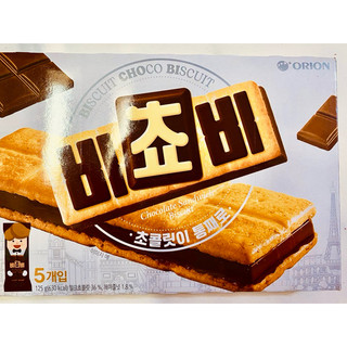 台灣現貨 韓國超夯👍ORION 好麗友 巧克力夾心餅乾 三明治餅乾125g