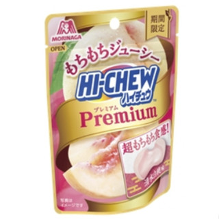 日本森永 HICHEW 嗨啾水蜜桃風味軟糖 袋裝35克 白桃 軟糖 嚼感 水果軟糖 蜜桃 糖果 甜糖 甜食