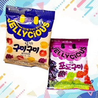 韓國🇰🇷代購🌈現貨🌈快速出貨🚚 LOTTE 樂天微笑水果軟糖 草莓 可樂 綜合水果 鯊魚 軟糖