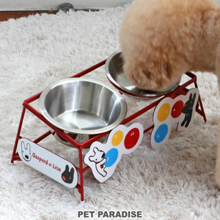 【PET PARADISE】寵物雙碗碗架 ｜Gaspard et Lisa 2025新款 寵物食碗 寵物精品