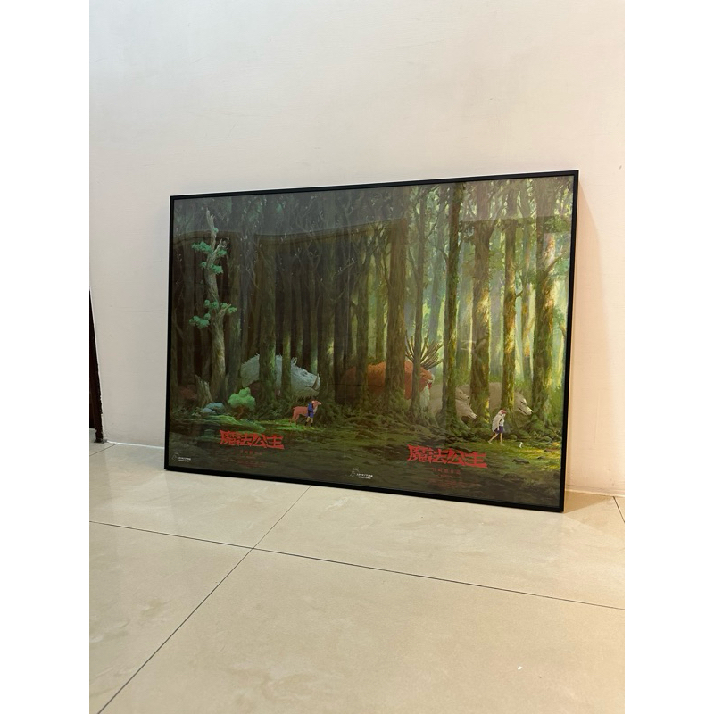 魔法公主 海報 VHS 錄影帶 平成貍合戰雷射影碟