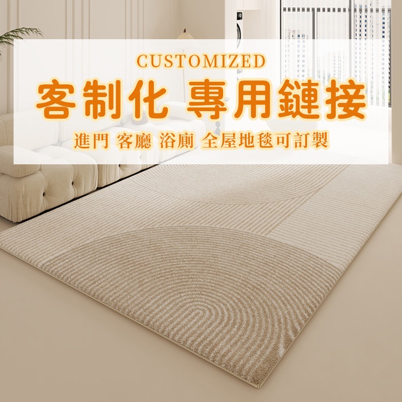 客製下單專用 進門地墊 桌墊 茶幾墊 電視櫃墊 高級感 入戶門墊 防滑 家用客廳 地毯 可裁剪