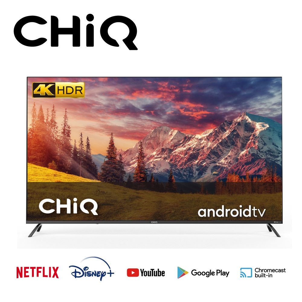 免運+桌上型安裝【CHIQ】 Google認證 4K聯網電視 CQ-AF7P9系列(不含視訊盒)