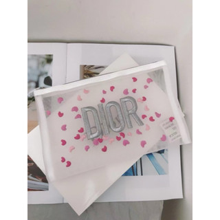 【Dior】彩妝專櫃贈禮 刺繡網紗化妝包 收納袋