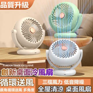 新款☆小米優品 搖頭迷你風扇 USB家用充電 宿舍桌面風扇 大風力 臺式小風扇 長續航便 攜式小風扇 桌面冷風扇 電風扇