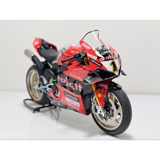 Tamiya 1/12 Ducati Superleggera V4 WSBK彩繪 威爾森重機模型