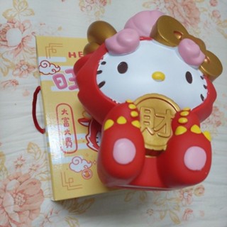 Holly Kitty龍旺來軟糖禮盒。只售公仔無軟糖。全新只拆開拍照。存錢筒公仔。hello kitty存錢筒