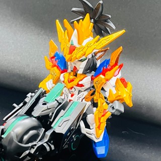 #我3D天下無敵 補色手塗金色噴漆 SD 三國創傑傳 劉備 獨角獸鋼彈 三重機車 BB戰士 二手