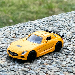 《64SHOP》SIKU｜Mercedes Benz AMG SLS｜賓士 海鷗式上掀雙門跑車｜1/64合金模型車