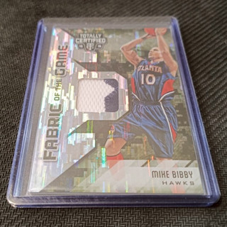 #U43 Mike Bibby 球員卡 Totally 實戰 球衣卡 低限/25 雙色 Patch