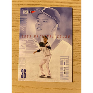 中華職棒球員卡 中華職棒34年 特卡 何恆佑 TEAM TAIWAN CPBL 2024