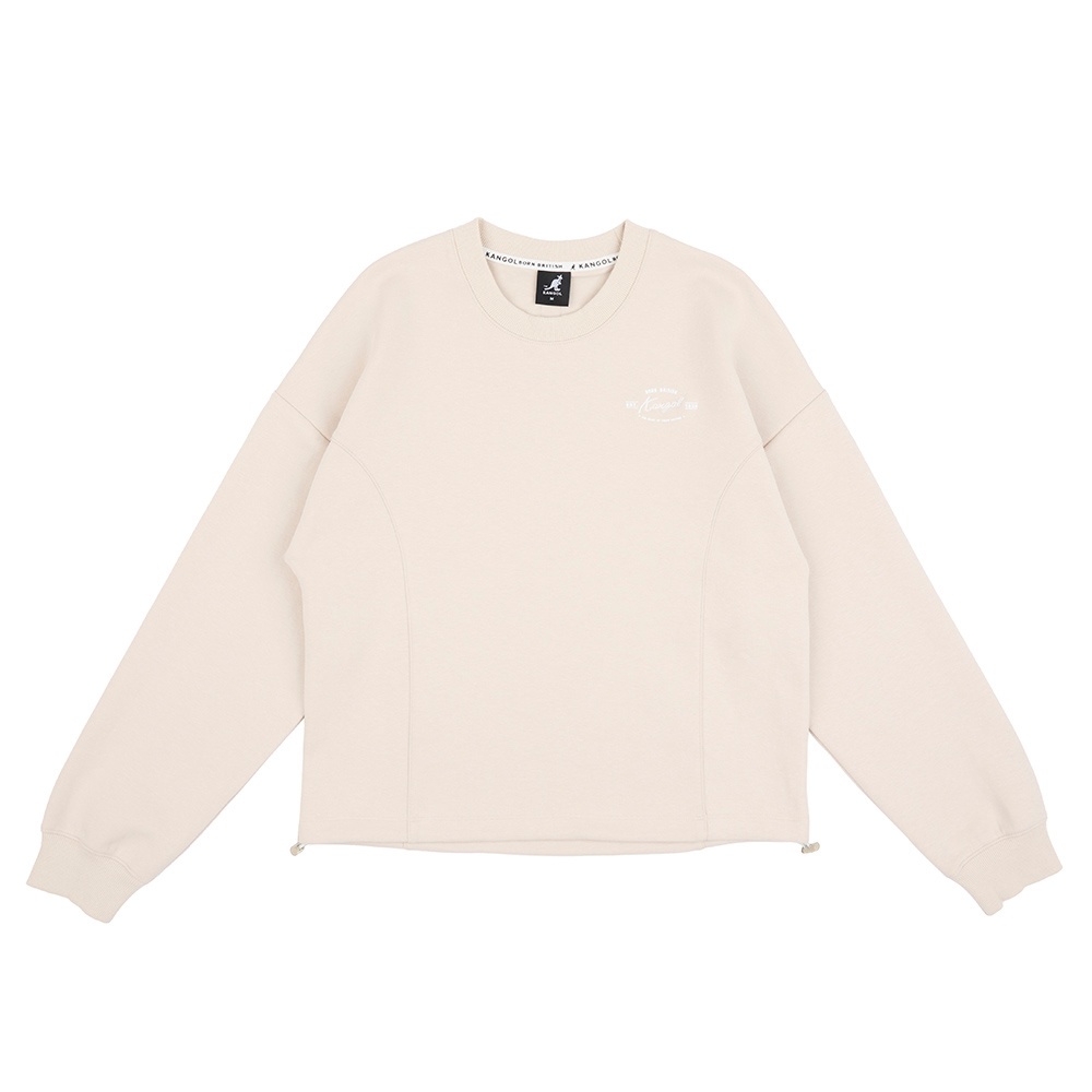 KANGOL 女 圓領 長袖上衣-6352100231