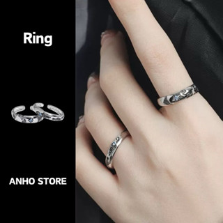 【ANHO】現貨在臺/不規則/世界地圖/紋路/情侶/戒指/對戒/時尚/個性/百搭/開口/可調節