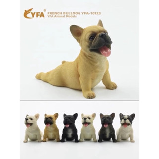 模擬吐舌小法鬥模型（紅牛色）（奶油色） 法鬥 法國鬥牛犬 狗模型 狗狗 療癒小物 送禮小物 吉佳美
