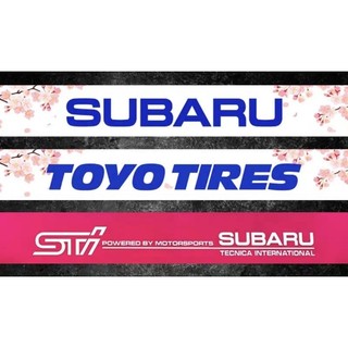 現貨 速霸陸 SUBARU STI WRC 前檔貼紙 Impreza Forester WRC XV Legack