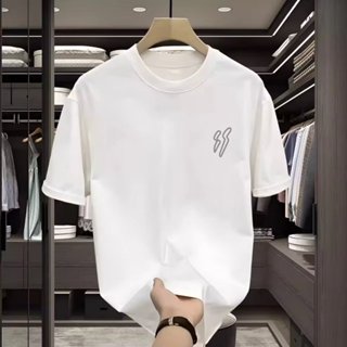 GP&臺灣現貨 短袖男 短袖t恤青少年夏季新款ins潮牌街頭寬鬆上衣美式痞帥重磅男裝純棉