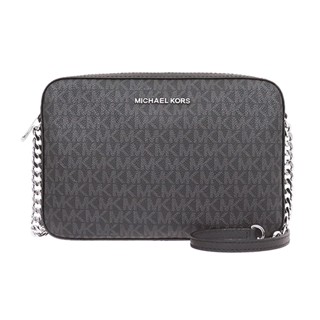 MICHAEL KORS JET SET 金屬LOGO防刮皮革斜揹包/肩揹包 鍊條包 (多色可選)