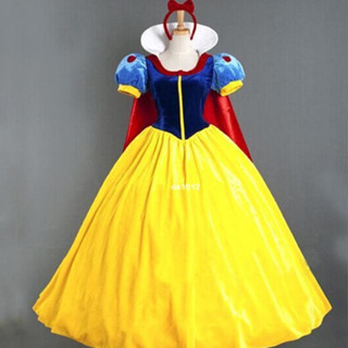 【現出】萬聖節 成人 白雪公主服裝 格林童話 女生 舞臺演出 Cosplay 角色扮演 變裝派對 舞臺 表演服裝