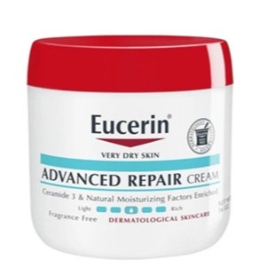 Dr.Grace推薦！Eucerin 伊思妮 Advanced Repair 高階修復保濕乳霜 -無香 ,果酸- 454
