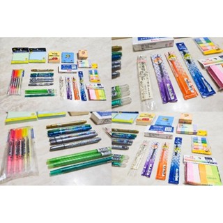 ［文具用品］ 近全新文具用品帶走只要669！ 3M便利貼 標籤貼 金屬筆 蠟筆 橡皮擦 Uni 無印良品 螢光筆