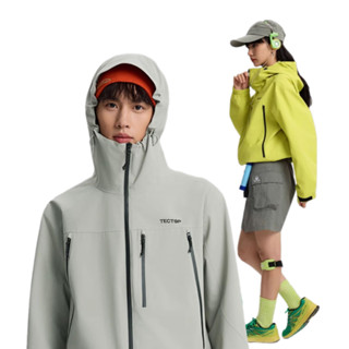 探拓戶外Tectop【赤狐】男女同款單層衝鋒衣 全方位防水防風連帽外套 Teflon三防、熱封止水條，適合登山健行高爾夫