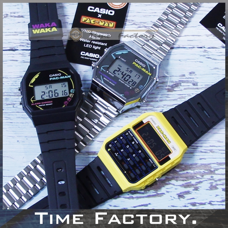 【時間工廠】CASIO卡西歐 PAC-MAN 45周年 小精靈聯名款 A168WEPC CA-53WPC F-91WPC